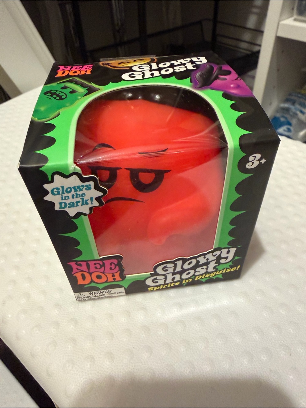 NeeDoh Glowy Ghost - orange or green available please DM new and authentic!